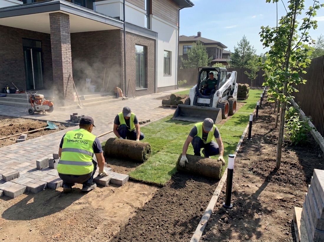Расчистка и благоустройство участка в Казани — ТамырСтрой